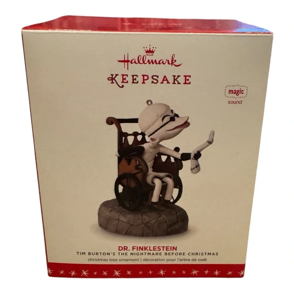 Hallmark Keepsake Ornament Dr. Finkelstein 2016 Nightmare Before Christmas WORKS - Picture 8 of 8